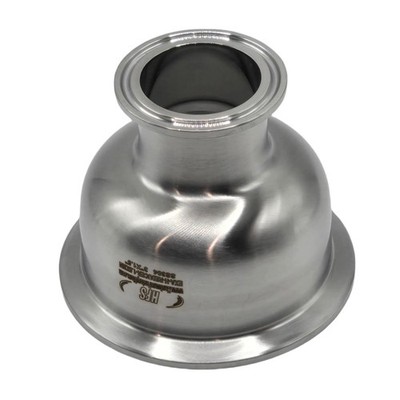 Tri Clamp 1.5'' to 3'' Hemispherical Bowl Reducers Sanitary Fittings SS304