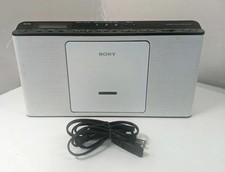 Sony ZS-E80 White CD Radio AM FM MP3 WMA Portable Audio System Remote Japan Used