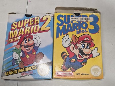 Super Mario Bros 2 & Super Mario Bros 3 Nintendo NES OVP Spiele Pal