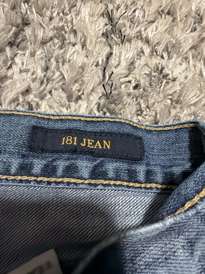 Lucky Brand Jeans Mens 36x32 (Fit 36x31) Blue Denim 181 Relaxed Straight Leg - Image 4 of 4