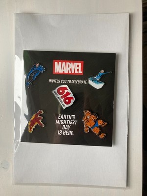 Marvel Pin Set 616 Fantastic Four First Steps