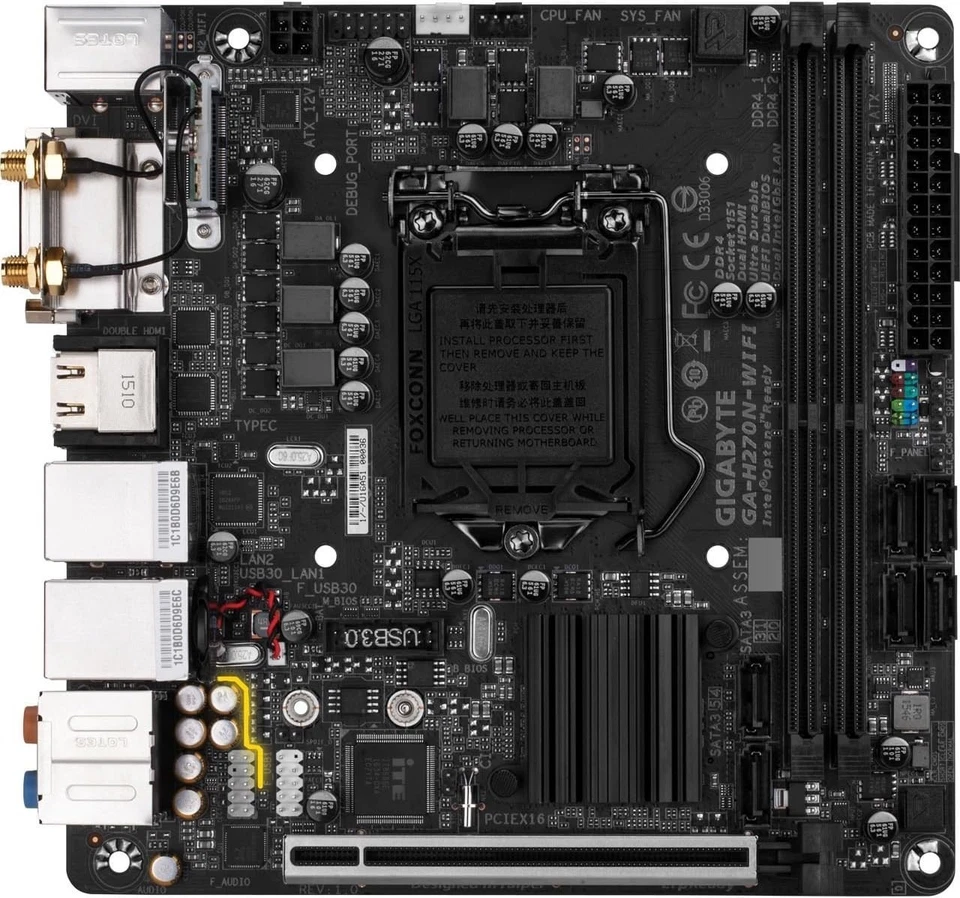 PC FISSO Intel Core i5 7400, SSD 500GB , NVIDIA 1030 GT 8GB DDR3, WIFI MINI ITX - Immagine 3 di 4