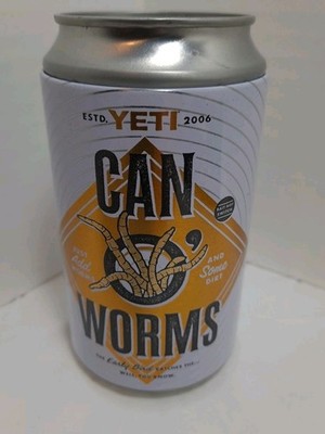 Yeti Can of Worms Bait Station Stash Safe Novelty Container Camping Fishing