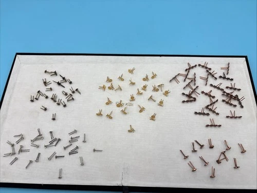 Military 100+ Pins: “3”, Stars, Mixed, WW2, Insignia, Medals, Campaign Lot T