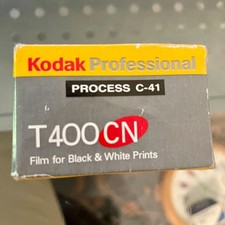 New Vintage Kodak Professional T400CN Black White Film 135/24 Exp 10/03  Sealed