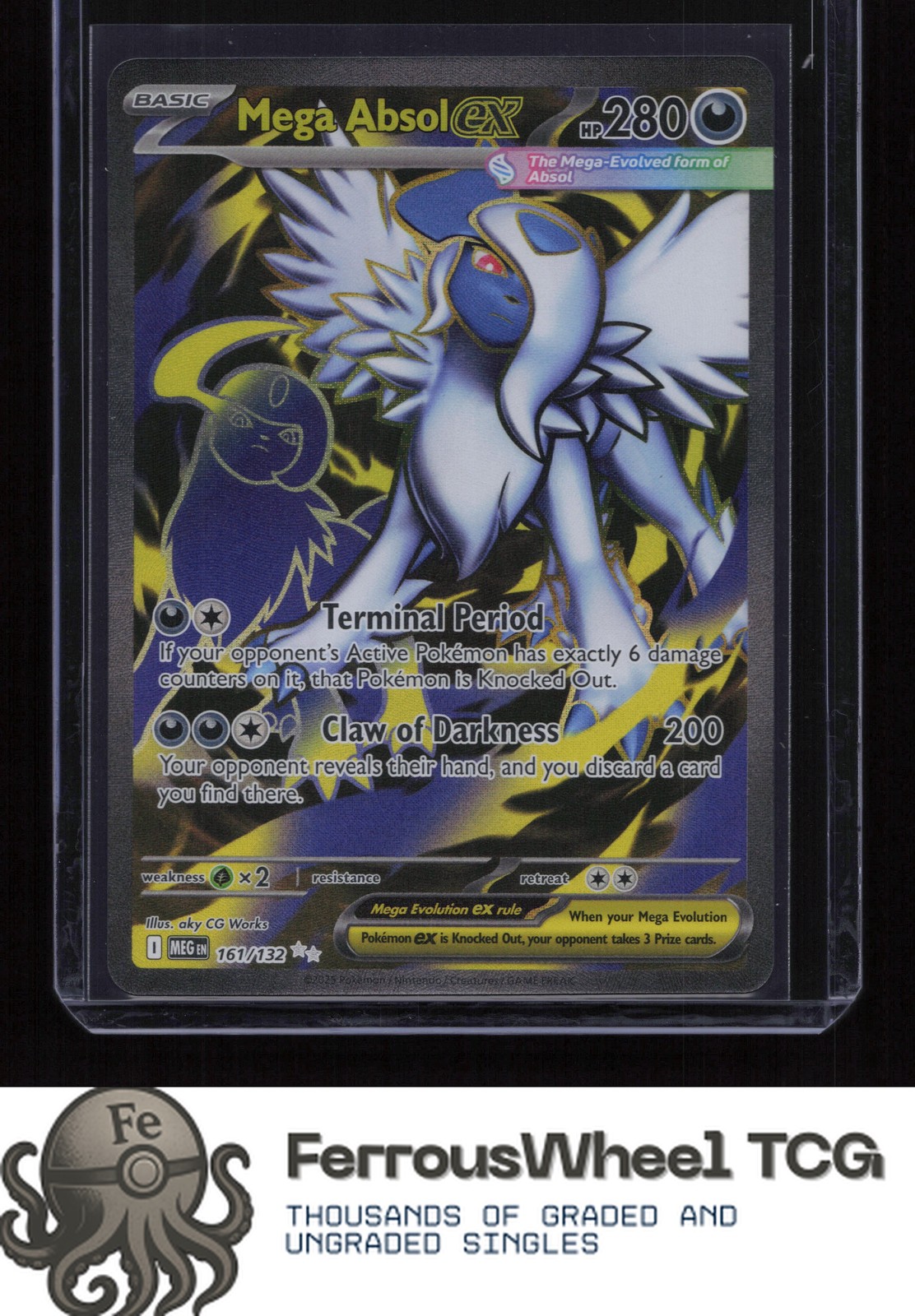 Mega Absol ex 161/132 - ME01: Mega Evolution - (NM)