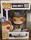 Funko Pop! Games Call of Duty Monkey Bomb #147 Vinyl Figure GameStop Exclusive