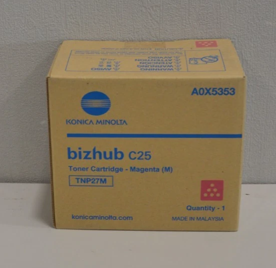 Original Konica Minolta Toner TNP27 Magenta A0X5353 für C25 neu & ovp - Bild 1 von 1