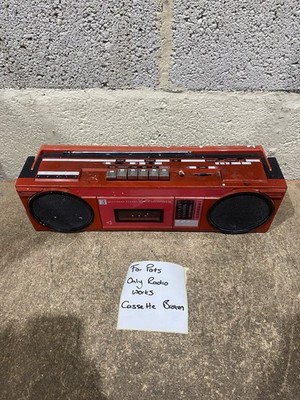 Boots SCR 35 3-Wellenband Stereo Radio Cassette Recorder rot Ghettoblaster für Ersatzteile