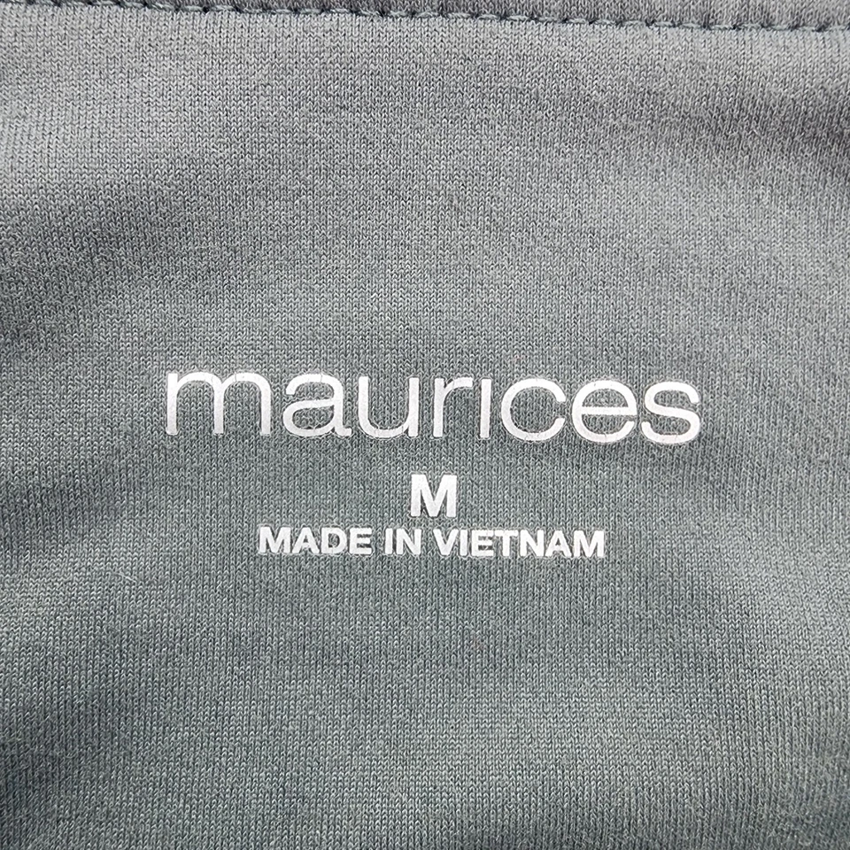 Pantalones Maurices Mujer M Verde Pull On Largo Completo Leggings Tobillo Atletismo Yoga Foto 3 de 4