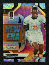 2026 Panini Prizm Fifa World Cup - New Era Yan Diomande RC #18 Wave Prizm ROOKIE