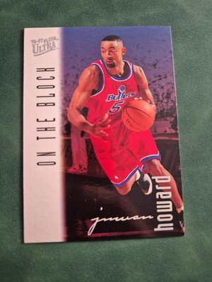 1996-97 Fleer Ultra On The Block #127 Juwan Howard Washington Bullets NBA