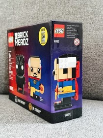 Lego 2016 SDCC Excl Marvel BrickHeadz 41493 Black Panther & Doctor Strange MISB