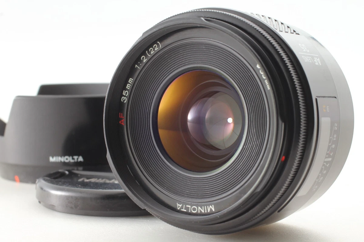 minolta AF35mm F2 純正フード付き (minoltaSONY Aマウント)の通販はau 