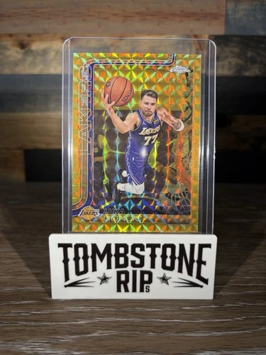 Luka Doncic 2025-26 Topps Chrome Update #2 Gold Refractor /50 Lakers