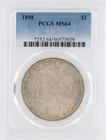 1898 Morgan Silver Dollar PCGS MS64 S$1 Philadelphia Minted No Reserve