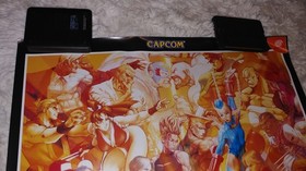 Capcom vs SNK ~  Promo Poster Sega Dreamcast ~ Capcom B2 Arcade Playstation Xbox