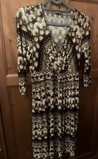 Phase Eight Retro Print Dress - Size 14