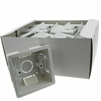 Trocken Futter Gipskarton Unterputzdose Back Box 1 Gang FüR Blende 35Mm [10 Pack