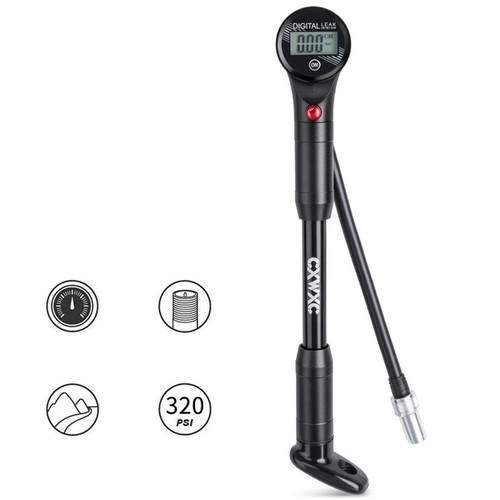 High Quality Bike Pump Pump Rear Shock Pump Schrader-Valve Aluminum Alloy