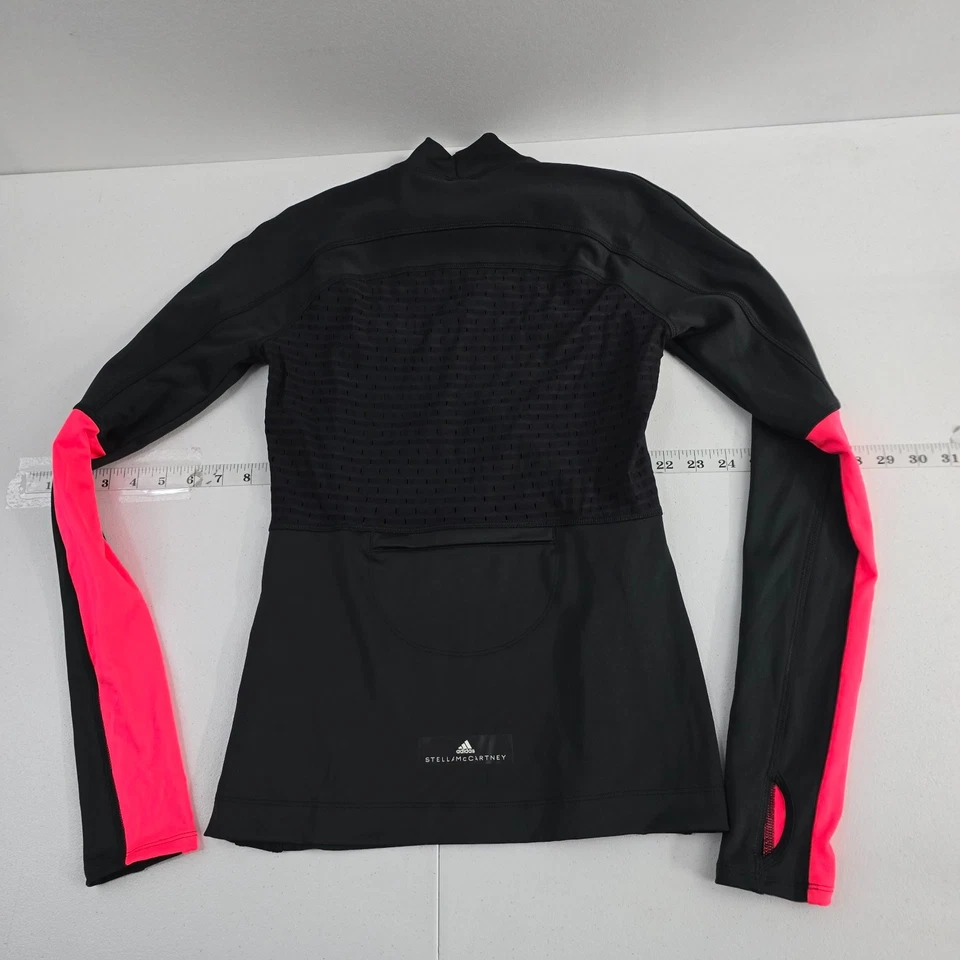 Camiseta de entrenamiento Adidas Stella McCartney para mujer manga larga negra rosa talla S 6572 Foto 3 de 4