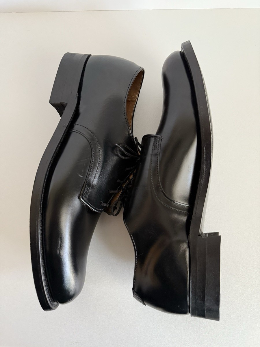 VTG 80's DLA Military US Navy Service Oxford Dress Shoes Black