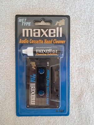 VTG Maxell Audio Cassette Head Cleaner A-401