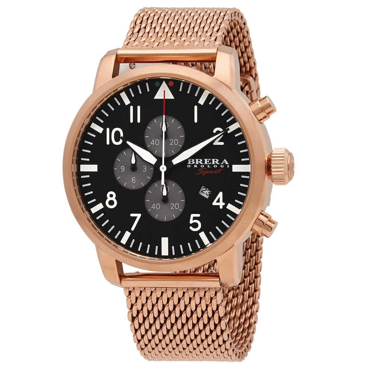 Brera Orologi Tornado Chronograph Quartz Men's Watch BRSPTOC4402-RG-MIL  