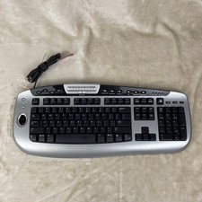 Microsoft Digital Media Pro Keyboard KUF0406 Model 1032 USB Wired Silver