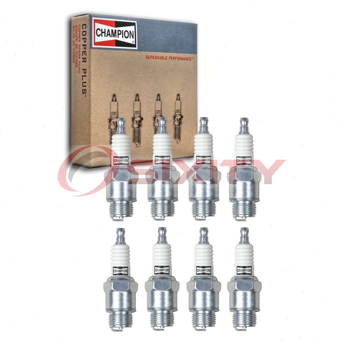 8 pc Champion Industrial Spark Plugs for 1930-1931 Stutz Model MA Ignition lv