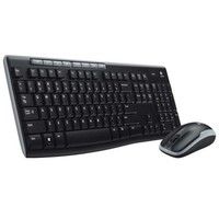 Tastatur Und Optische Maus Logitech MK270 Schwarz Qwerty Spanisch Qwerty
