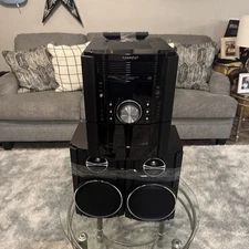 SHARP -CD-DK890N 5-CD Changer Double Cassette System W/  Remote TESTED WORKS