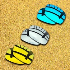 3 Pairs Lenses Replacement for-Oakley Ravishing Polarized-Silver Ice Blue Gold