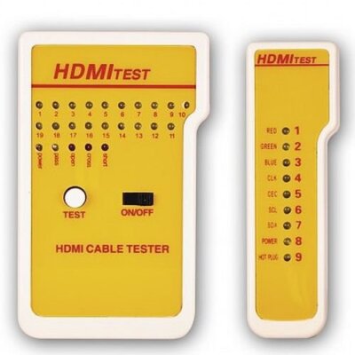 HDMI High Definition Cable Signal Tester Tool with LED Indicators Portable