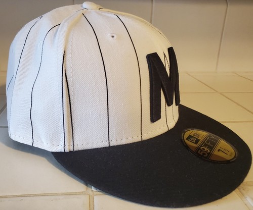 MILWAUKEE BEARS Negro League NEW ERA 59FIFTY Fitted Hat Sewn Logos 7 1/2 RARE - Picture 3 of 5
