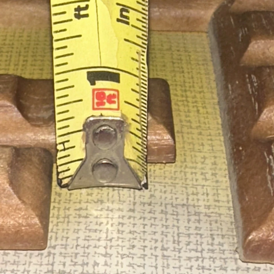 Apliques de muebles de madera sintética de colección proyecto artesanal mediados de siglo reparación placa decoración Foto 4 de 4