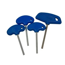 Lot of 4 Big Kaiser T-Handle Hex Keys 4mm
