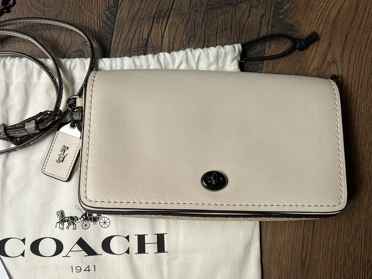 Coach dinky white clearance