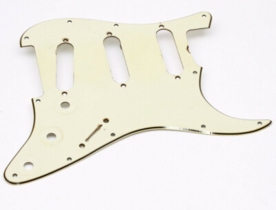 Aged ST-64'Vintage Bevel Green Guard fits Fender Strat US/Vint.Mex Ser. 