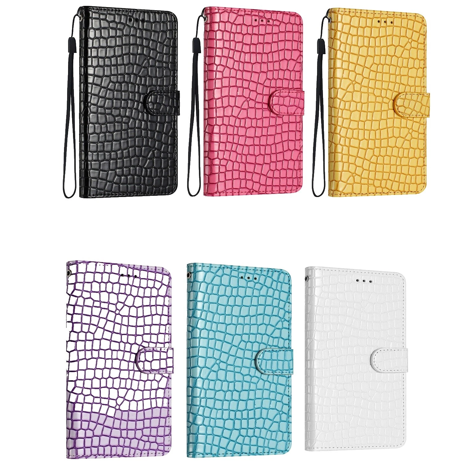 Teléfono Celular de Cuero Cartera casos para Huawei P8 Lite