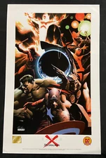 EARTH X 20TH CENTURY HEROES COMIC ART PRINT ALEX ROSS ART FN/VF  