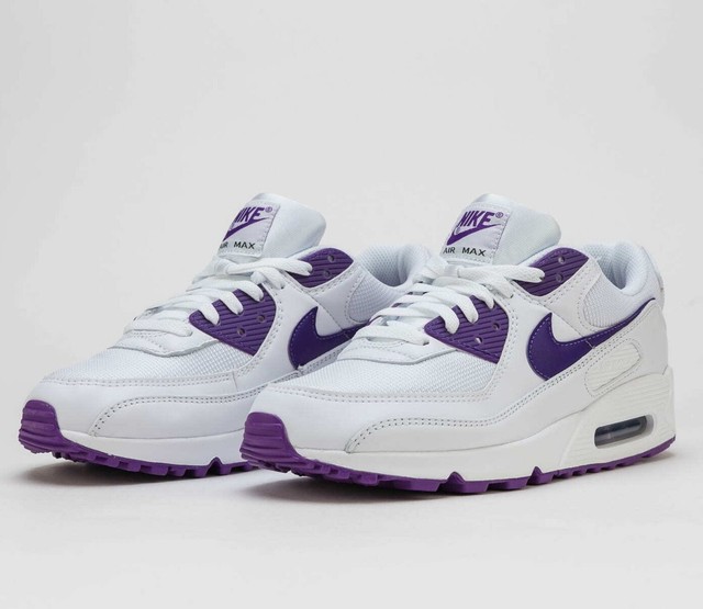 purple and white air max 90