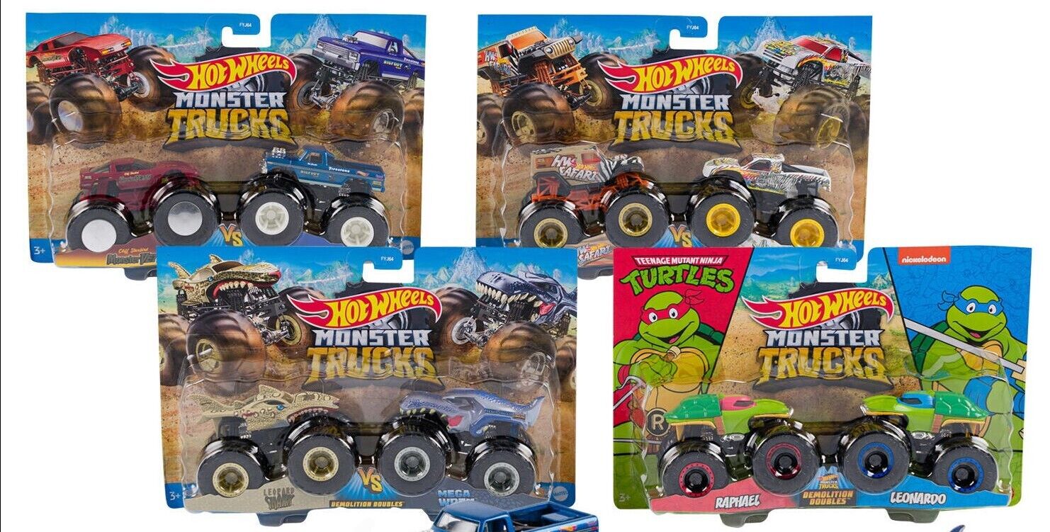 Conjunto com 2 Carrinhos Hot Wheels - Monster Trucks - Demolition