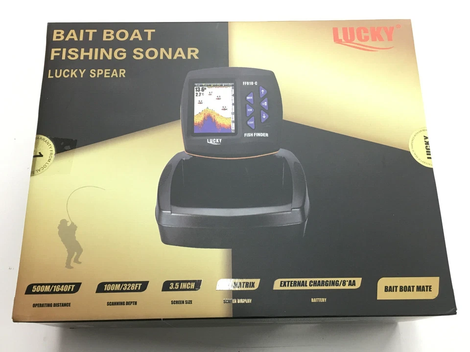 Colour LCD Fish Finder- 500 Metre Range for Bait Boats, sonar, Features, Carp. - Image 3 of 4