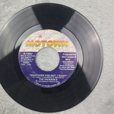 JACKSON 5: whatever you got, i want / i can't quit your love MOTOWN 7'' Single