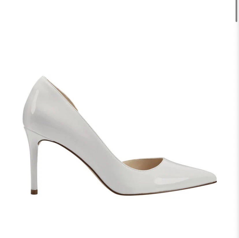 Marc fisher white heels sale