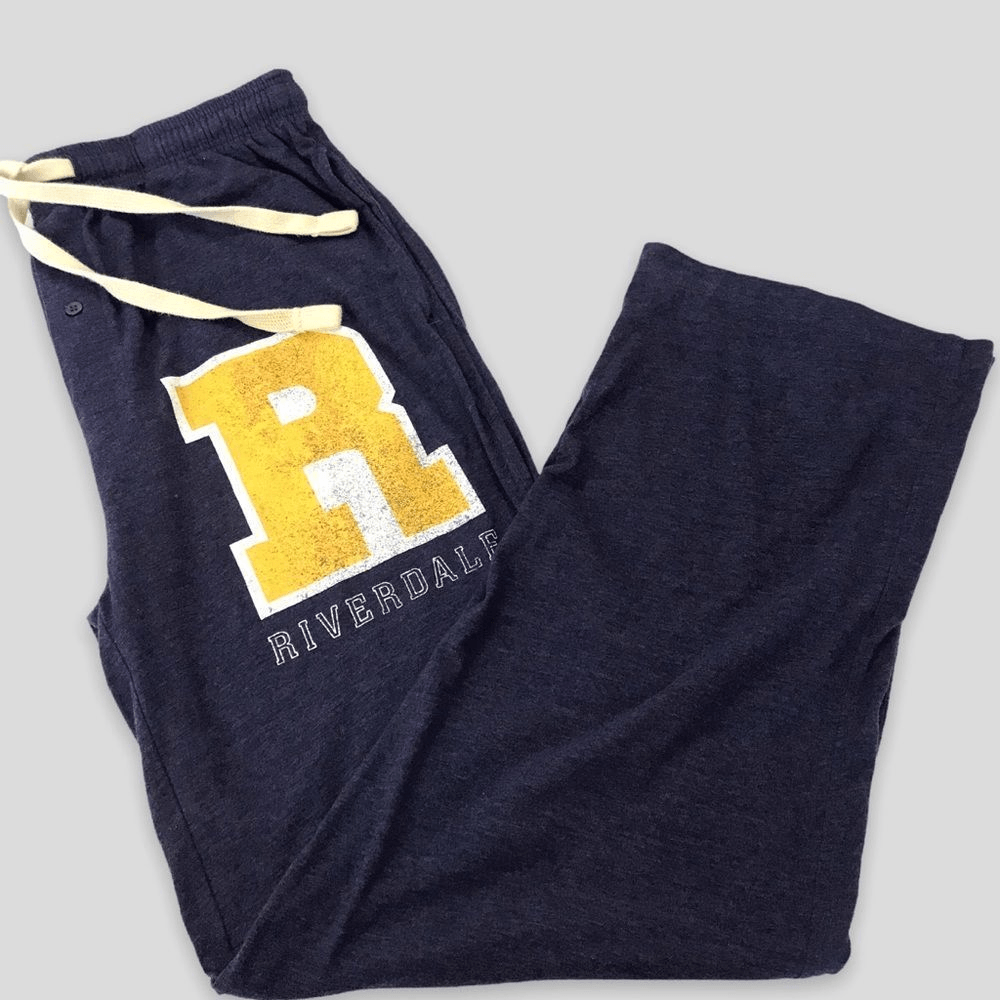 Men's Riverdale Navy Blue Sweatpants Size L Comfort Fit