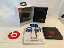 Beats By Dr. Dre Blue Powerbeats 3 Wireless Headphones Open Box A1747 Mnlx2ll/a