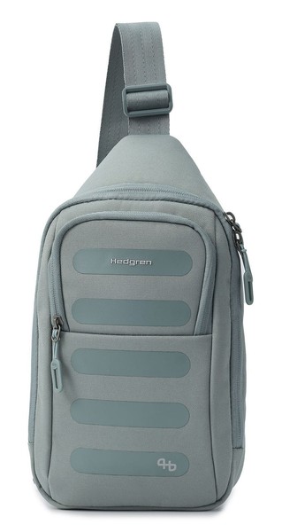 Hedgren Sling Sling Bag + Rfid Sling Bag Tasche Grey - Green TüRkis Neu-image