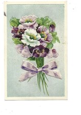 Fantasy - Waffle - Anemone Bouquet With Purple Bow